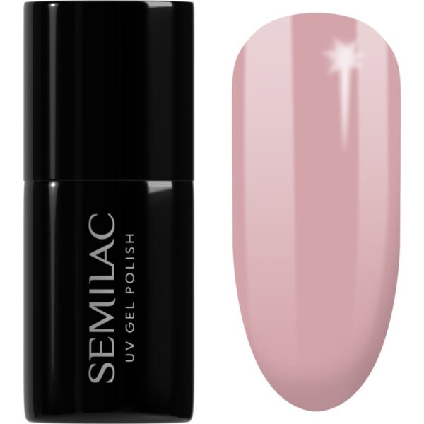 Semilac UV Hybrid Allure lac de unghii sub forma de gel culoare 004 Classic Nude 7 ml-Țena