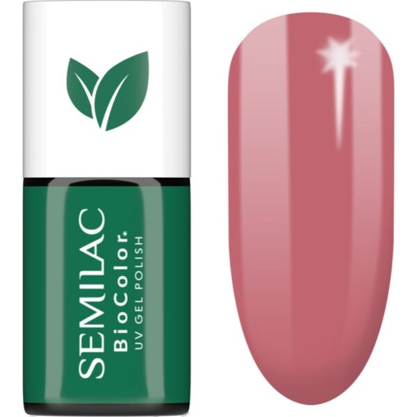 Semilac UV Hybrid BioColor unghii cu gel folosind UV / lampă cu LED culoare 717 Rose Pink Meadow 7 ml-Țena