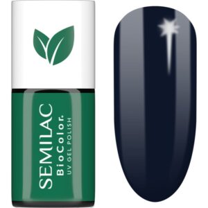 Semilac UV Hybrid BioColor unghii cu gel folosind UV / lampă cu LED culoare 725 Dark Berry 7 ml-Țena