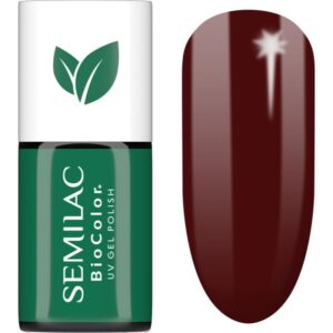 Semilac UV Hybrid BioColor unghii cu gel folosind UV / lampă cu LED culoare 726 Dark Coral 7 ml-Țena