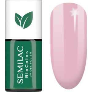 Semilac UV Hybrid BioColor unghii cu gel folosind UV / lampă cu LED culoare 728 Pink Sunrise 7 ml-Țena