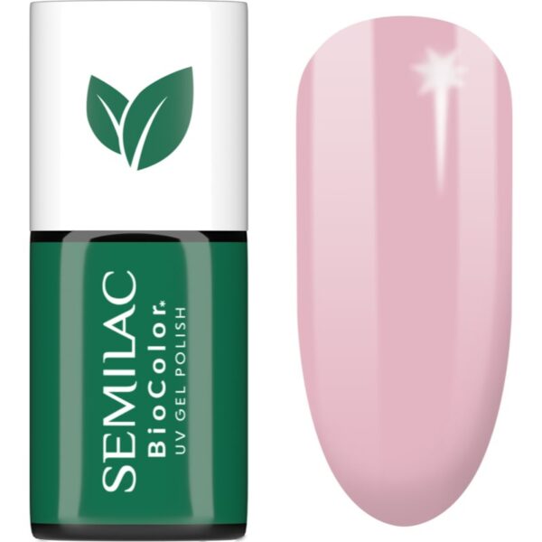 Semilac UV Hybrid BioColor unghii cu gel folosind UV / lampă cu LED culoare 728 Pink Sunrise 7 ml-Țena