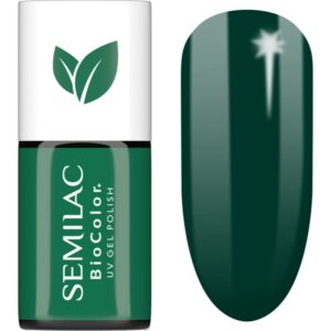 Semilac UV Hybrid BioColor unghii cu gel folosind UV / lampă cu LED culoare 731 Bottle Green 7 ml-Țena