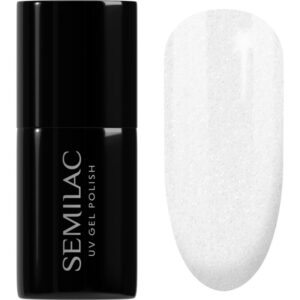 Semilac UV Hybrid Black & White lac de unghii sub forma de gel culoare 091 Glitter Milk 7 ml-ro