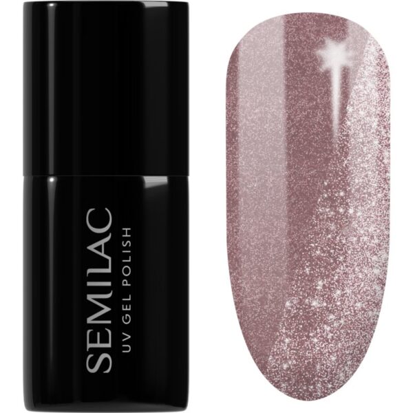 Semilac UV Hybrid Day and Night unghii cu gel folosind UV / lampă cu LED culoare 395 Dawn Till Dusk 7 ml-Țena