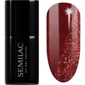 Semilac UV Hybrid Day and Night unghii cu gel folosind UV / lampă cu LED culoare 396 Flash And Blush 7 ml-Țena