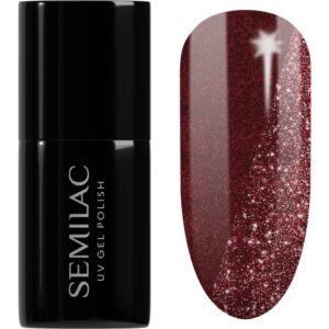 Semilac UV Hybrid Day and Night unghii cu gel folosind UV / lampă cu LED culoare 397 Tea Before Wine 7 ml-Țena