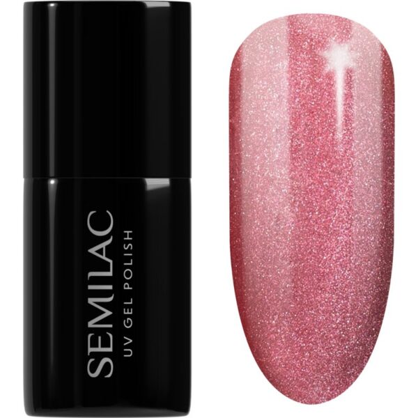 Semilac UV Hybrid Gloss GALA unghii cu gel folosind UV / lampă cu LED culoare 662 Rosé Gloss 7 ml-Țena
