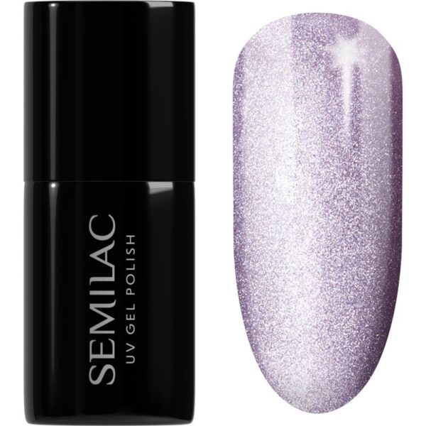 Semilac UV Hybrid Gloss GALA unghii cu gel folosind UV / lampă cu LED culoare 664 Lilac Gloss 7 ml-Țena