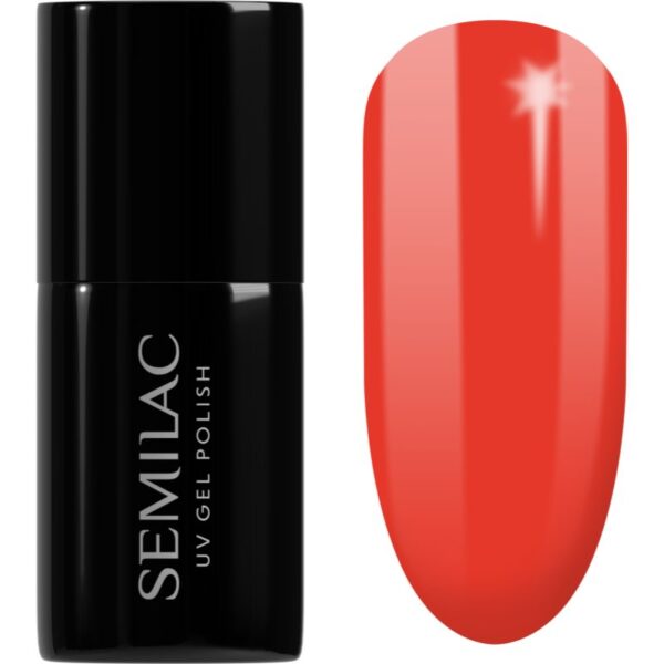 Semilac UV Hybrid Hottie lac de unghii sub forma de gel culoare 039 Sexy Red 7 ml-Țena