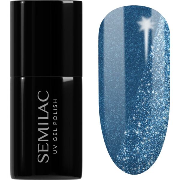Semilac UV Hybrid New YEAAH unghii cu gel folosind UV / lampă cu LED culoare 409 Staying Hydrated 7 ml-Țena