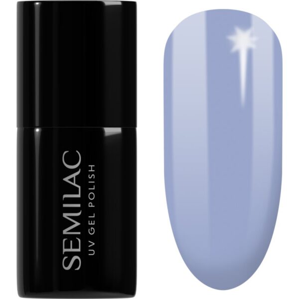 Semilac UV Hybrid Pastelowe Neony unghii cu gel folosind UV / lampă cu LED culoare 603 Summer Sky 7 ml-ro