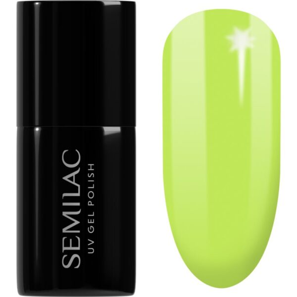 Semilac UV Hybrid Pastelowe Neony unghii cu gel folosind UV / lampă cu LED culoare 7 ml-ro