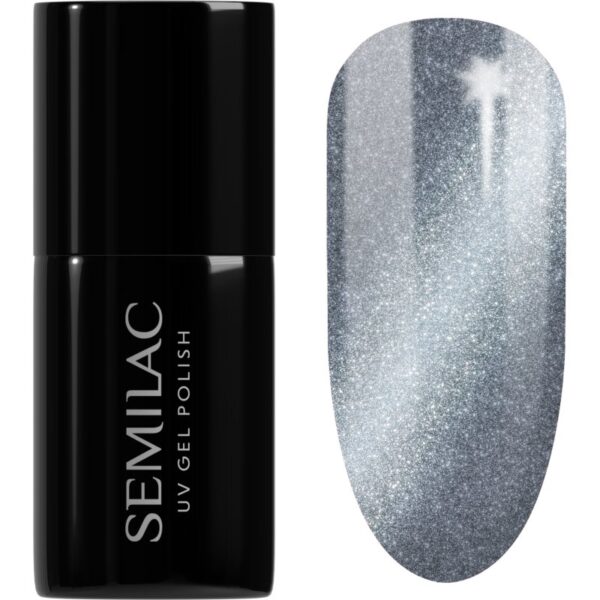 Semilac UV Hybrid Silk Effect unghii cu gel folosind UV / lampă cu LED culoare 465 Luxury Chillout 7 ml-Țena