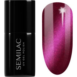 Semilac UV Hybrid Silk Effect unghii cu gel folosind UV / lampă cu LED culoare 468 Pink Cosy Essential 7 ml-Țena