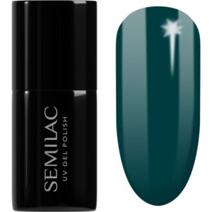 Semilac UV Hybrid Winter Collection unghii cu gel folosind UV / lampă cu LED culoare 606 Cool Green 7 ml-Țena