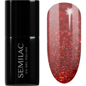 Semilac UV Hybrid Winter Collection unghii cu gel folosind UV / lampă cu LED culoare 609 Snow Berries 7 ml-Țena