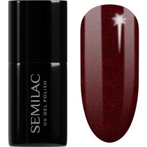 Semilac UV Hybrid X-Mass lac de unghii sub forma de gel culoare 306 Divine Red 7 ml-ro