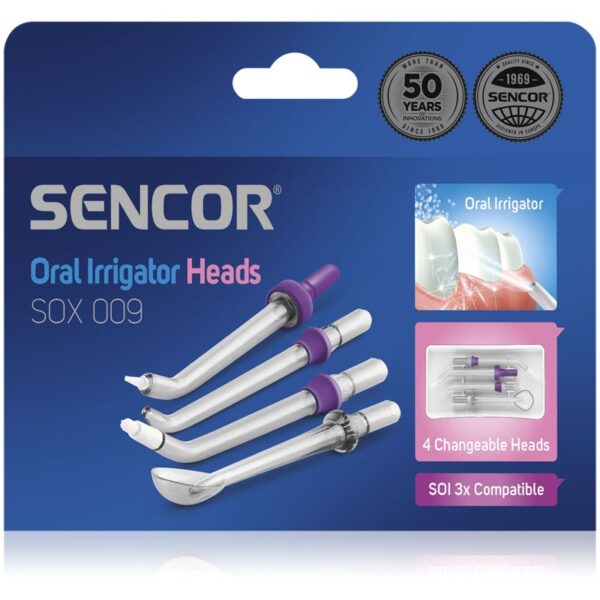 Sencor SOX 009 capete inlocuitoare pentru igiena orala For SOI 33x 4 buc-Țena