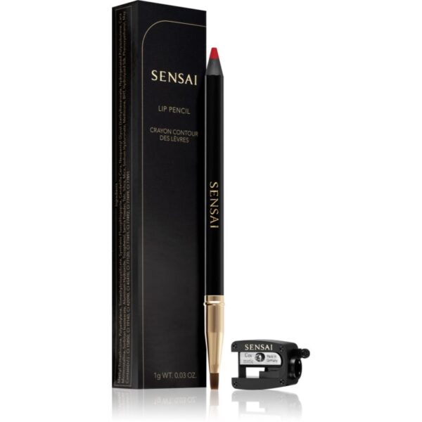 Sensai Lip Pencil creion contur pentru buze  cu ascutitoare culoare 01 Actress Red 1 g-ro