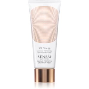 Sensai Silky Bronze Cellular Protective Cream for body Anti-imbatranire protectie solara SPF 50+ 150 ml-Țena