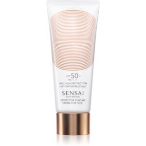 Sensai Silky Bronze crema protectoare pentru fata protectie solara SPF 50+ 50 ml-ro