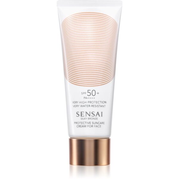 Sensai Silky Bronze crema protectoare pentru fata protectie solara SPF 50+ 50 ml-ro