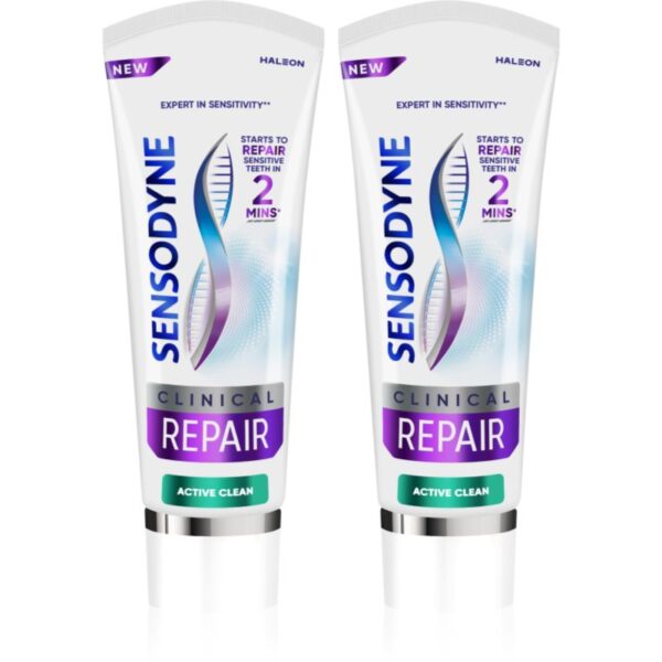 Sensodyne Clinical Repair Active Clean pastă de dinți 2x75 ml-ro