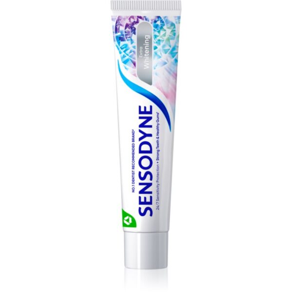 Sensodyne Extra Whitening pasta de dinti albitoare cu Fluor pentru dinti sensibili 75 ml-ro