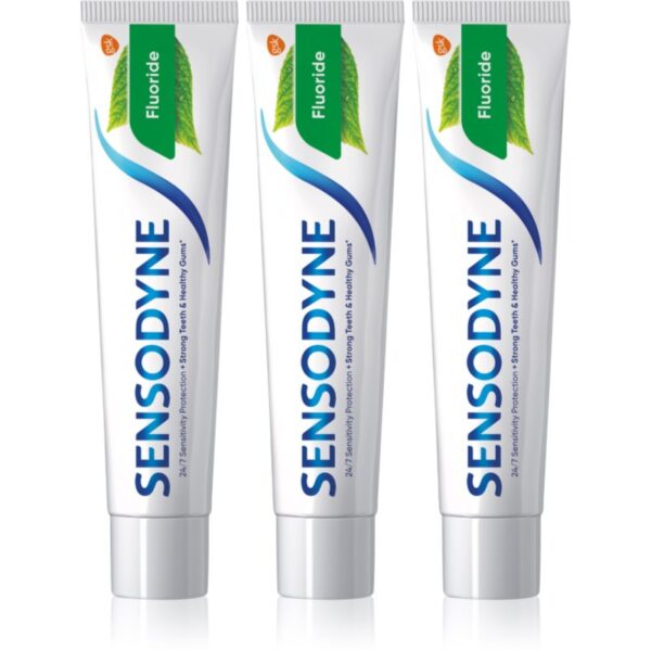 Sensodyne Fluoride pastă de dinți pentru dinti sensibili 3x75 ml-ro