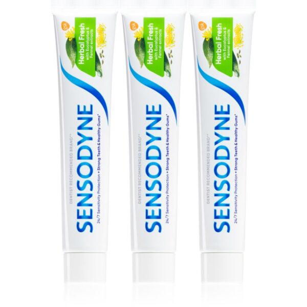 Sensodyne Herbal Fresh Trio pasta de dinti cu Fluor 3x75 ml-ro