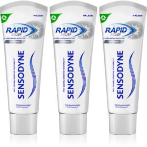 Sensodyne Rapid Whitening pasta de dinti pentru albire pentru dinti sensibili 3x75 ml-ro