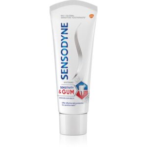 Sensodyne Sensitivity & Gum Whitening pasta de dinti pentru albire pentru a proteja dintii si gingiile 75 ml-Țena