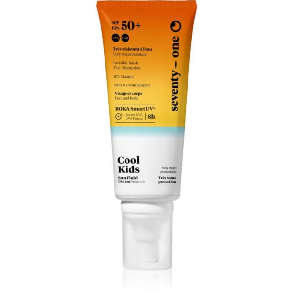 SeventyOne Cool Kids SPF50+ spray pentru protectie solara pentru copii corp si fata SPF 50+ 100 ml-Țena