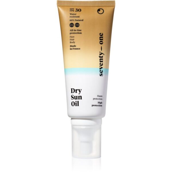 SeventyOne Dry Sun Oil SPF30 ulei uscat cu protecție solară pentru față
