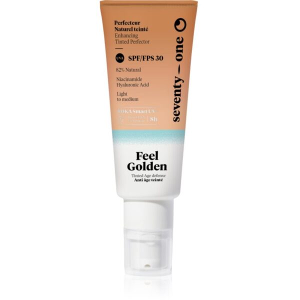 SeventyOne Feel Golden SPF30 fluid pentru tonifierea bronzului faciale SPF 30 40 ml-ro