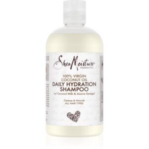 Shea Moisture 100% Virgin Coconut Oil sampon hidratant 384 ml-ro