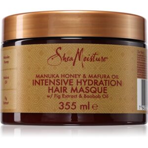 Shea Moisture Manuka Honey & Mafura Oil masca pentru hidratare intensa pentru păr 355 ml-Țena