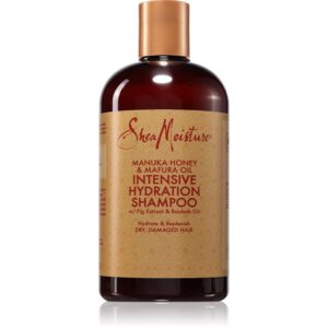 Shea Moisture Manuka Honey & Mafura Oil șampon intens hidratant pentru păr uscat și deteriorat 384 ml-ro