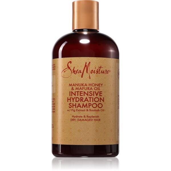 Shea Moisture Manuka Honey & Mafura Oil șampon intens hidratant pentru păr uscat și deteriorat 384 ml-ro