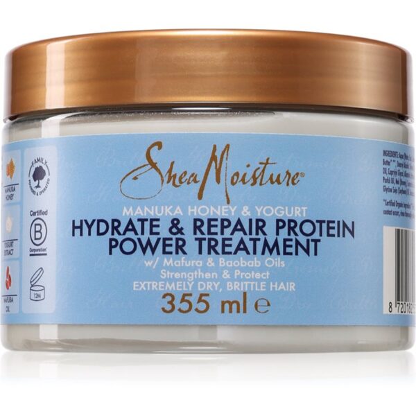 Shea Moisture Manuka Honey & Yogurt Masque masca hidratanta pentru păr cu proteine 355 ml-ro