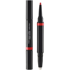 Shiseido LipLiner InkDuo ruj și creion pentru conturul buzelor balsam culoare 07 Poppy 1.1 g-ro