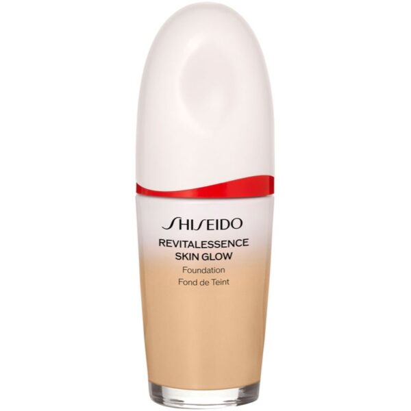Shiseido Revitalessence Skin Glow Foundation Machiaj usor cu efect de luminozitate SPF 30 culoare Bamboo 30 ml-Țena