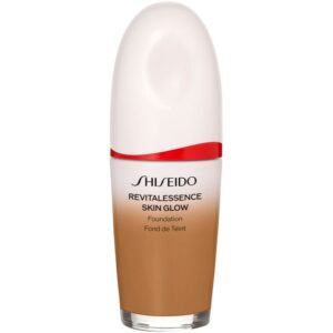 Shiseido Revitalessence Skin Glow Foundation Machiaj usor cu efect de luminozitate SPF 30 culoare Bronze 30 ml-Țena