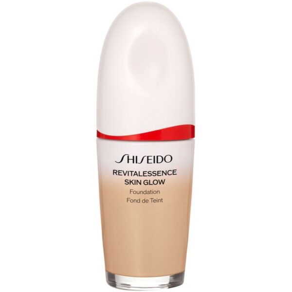 Shiseido Revitalessence Skin Glow Foundation Machiaj usor cu efect de luminozitate SPF 30 culoare Cashmere 30 ml-Țena