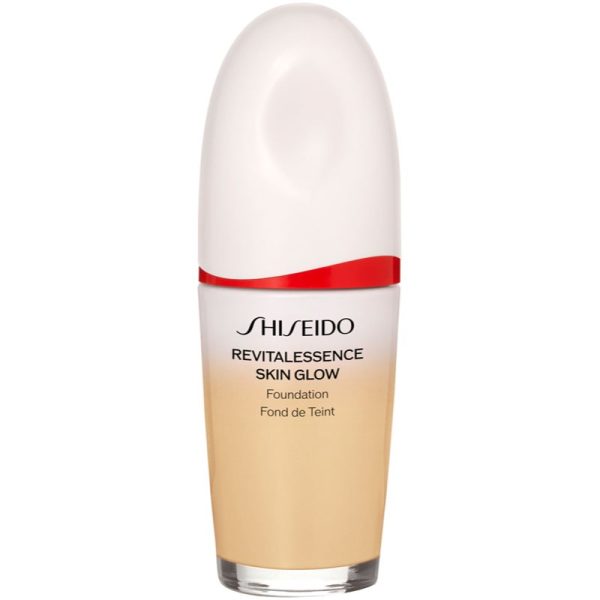 Shiseido Revitalessence Skin Glow Foundation Machiaj usor cu efect de luminozitate SPF 30 culoare Linen 30 ml-Țena