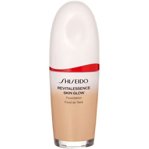 Shiseido Revitalessence Skin Glow Foundation Machiaj usor cu efect de luminozitate SPF 30 culoare Silk 30 ml-Țena