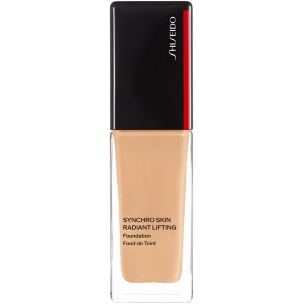 Shiseido Synchro Skin Radiant Lifting Foundation Advanced machiaj pentru lifting cu efect de stralucire SPF 30 culoare 320 Pine 30 ml-Țena