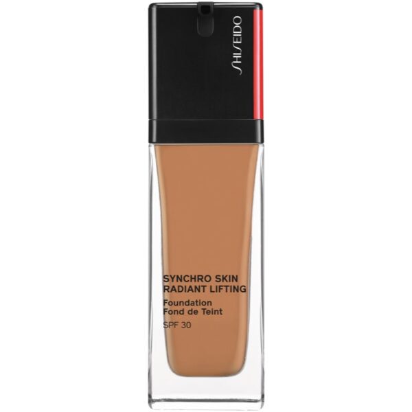 Shiseido Synchro Skin Radiant Lifting Foundation machiaj pentru lifting cu efect de stralucire SPF 30 culoare 410 Sunstone 30 ml-Țena