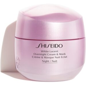 Shiseido White Lucent Overnight Cream & Mask mască și cremă de noapte hidratantă impotriva petelor 75 ml-ro